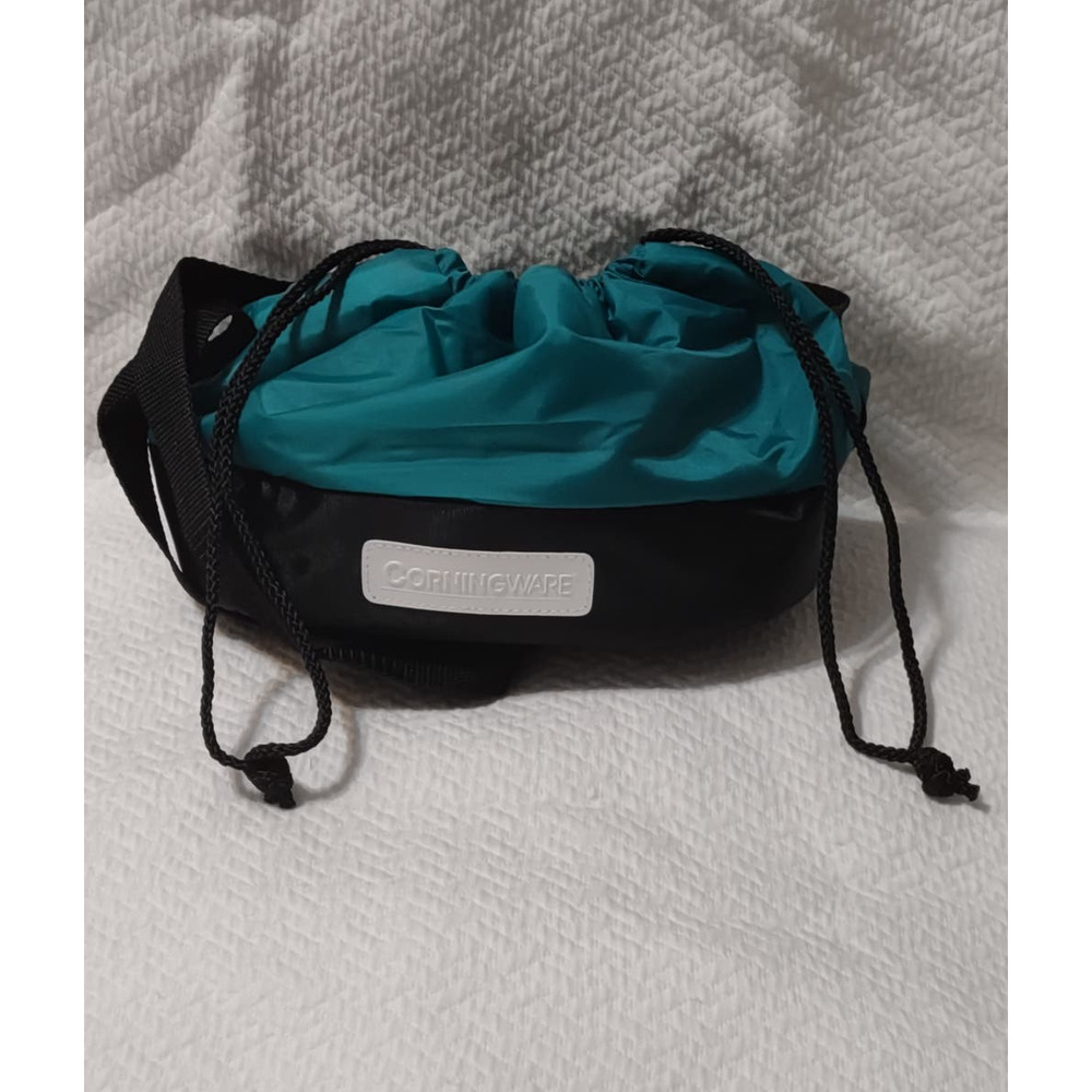 Corning Ware pop in tote green and black